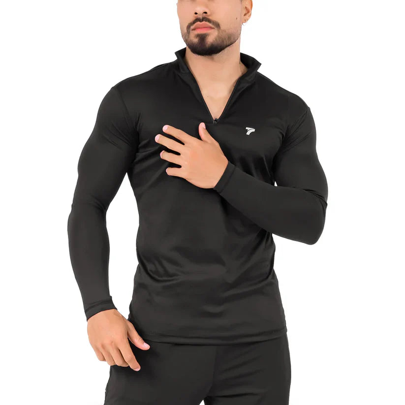 Buzo Manga Larga para running de Hombre Rolling – Negro
