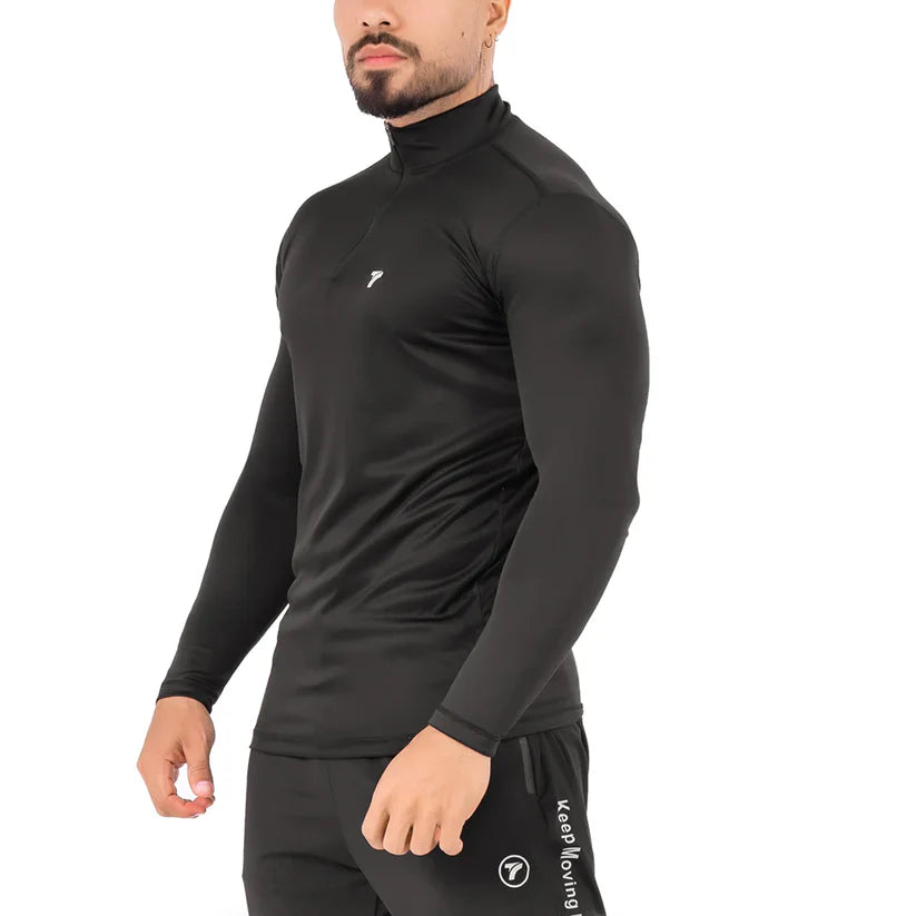 Buzo Manga Larga para running de Hombre Rolling – Negro