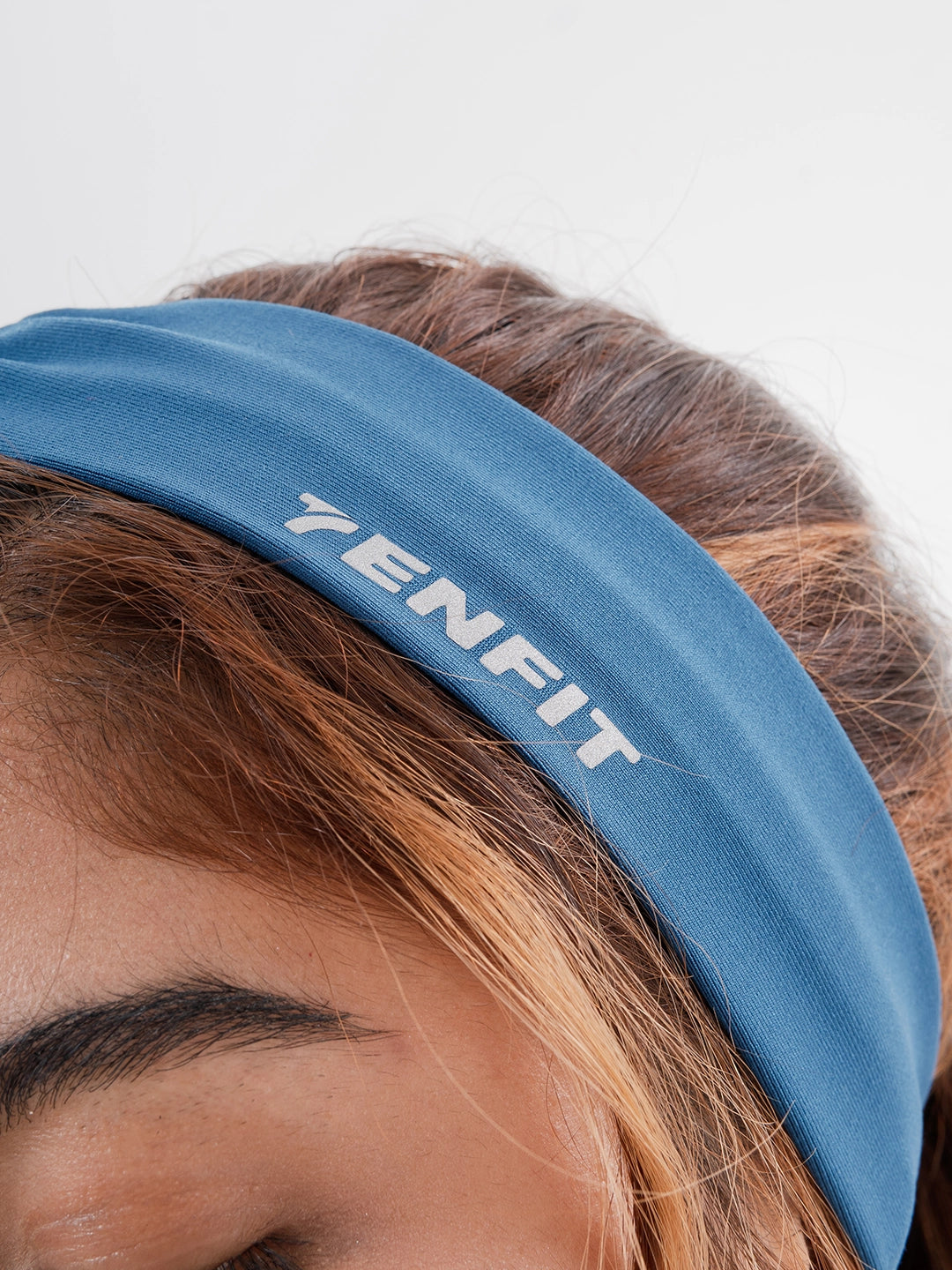 Banda Deportiva de Mujer Sweatband - Azul Petróleo