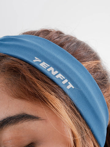Banda Deportiva de Mujer Sweatband - Azul Petróleo