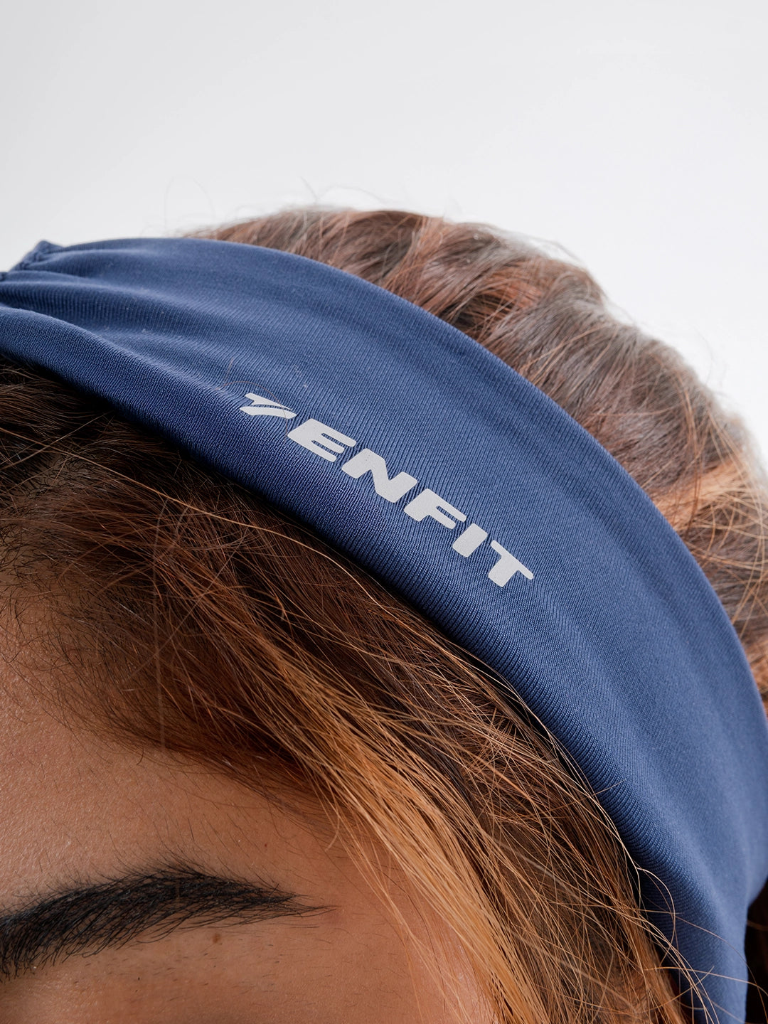 Banda Deportiva de Mujer Sweatband - Azul Turquí