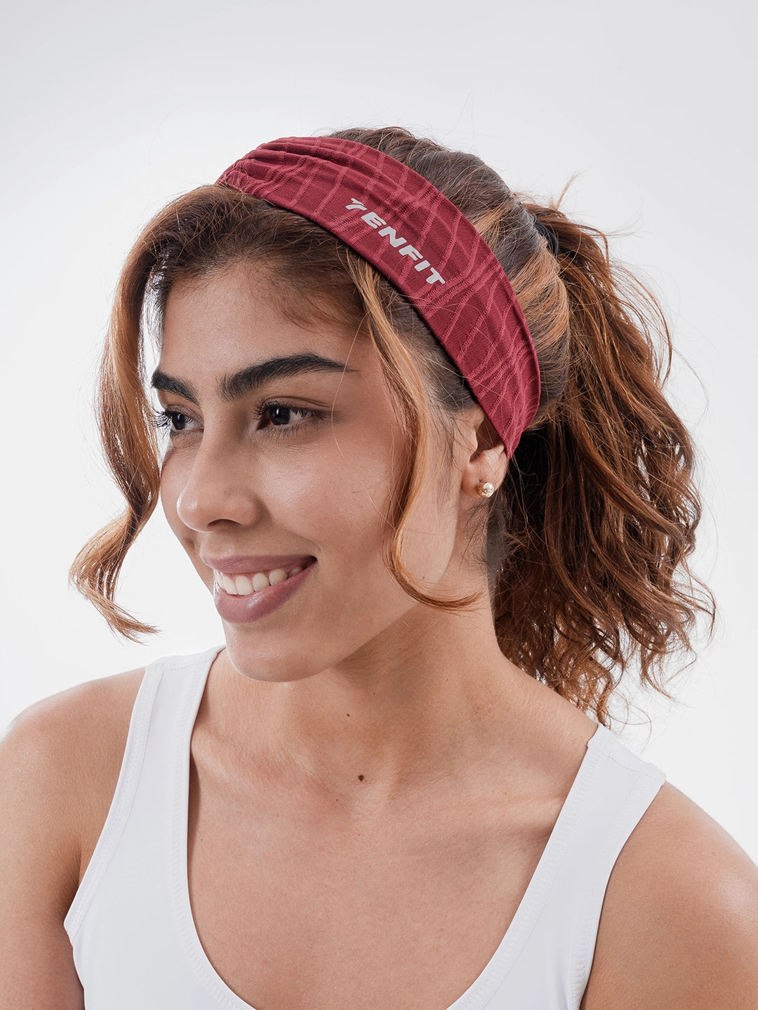 Banda Deportiva de Mujer Sweatband - Vinotinto