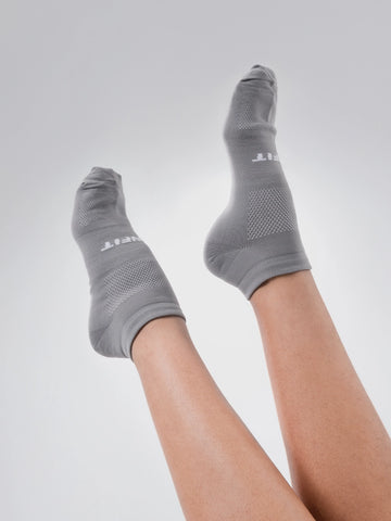 Medias Tobilleras Deportivas - Gris Claro