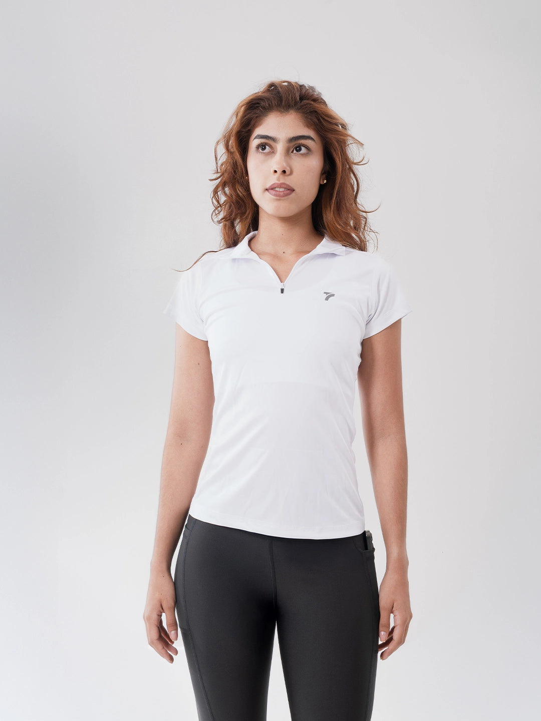 Camiseta Deportiva de Mujer Rolling - Blanco