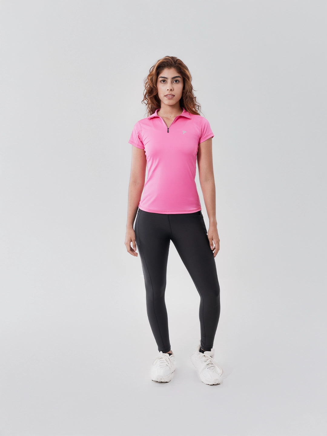 Camiseta Deportiva de Mujer Rolling - Magenta Luminoso
