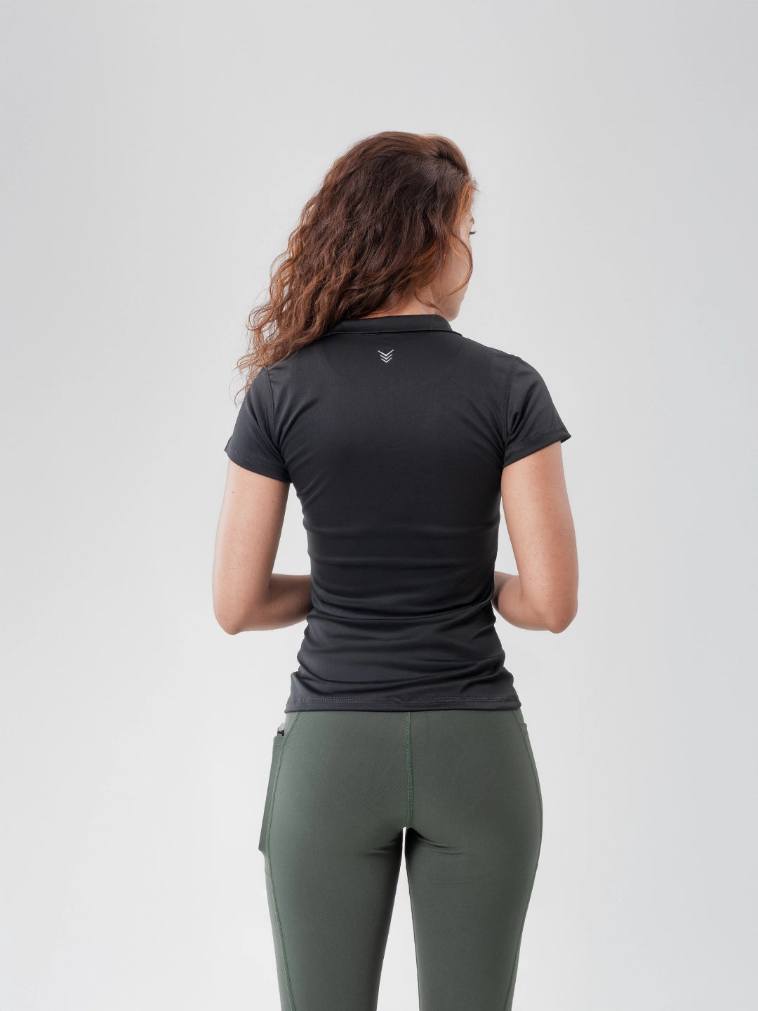 Camiseta Deportiva de Mujer Rolling - Negro
