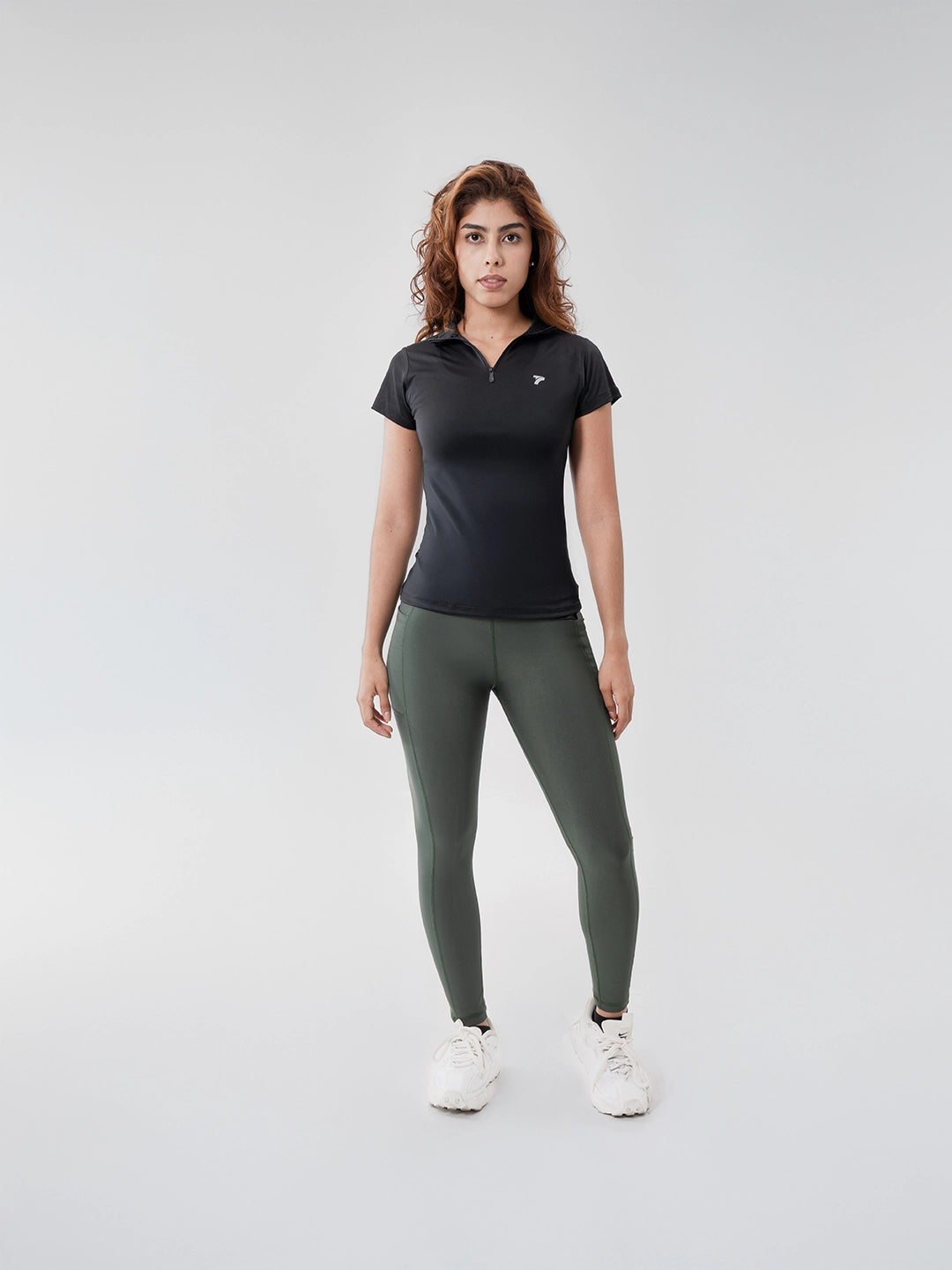 Camiseta Deportiva de Mujer Rolling - Negro