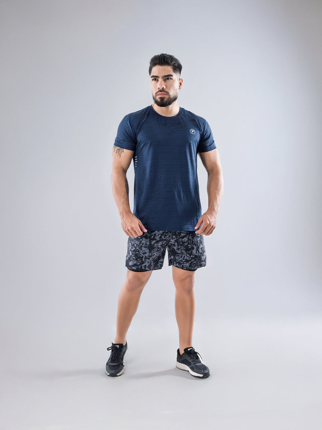 Camiseta Deportiva Quick Dry de Hombre para Running y Outdoor – Azul Turquí