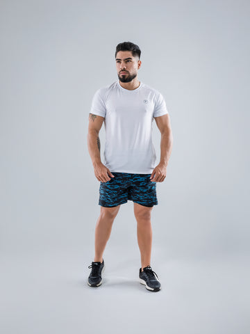 Camiseta Deportiva Quick Dry de Hombre para Running y Outdoor – Blanco