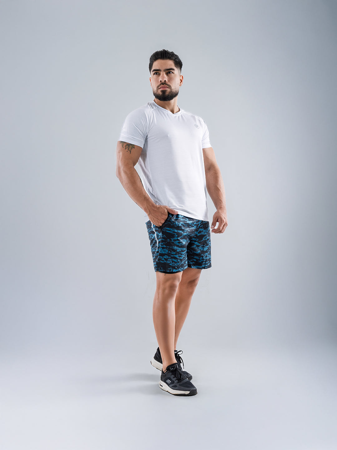 Camiseta Deportiva Quick Dry de Hombre para Running y Outdoor – Blanco