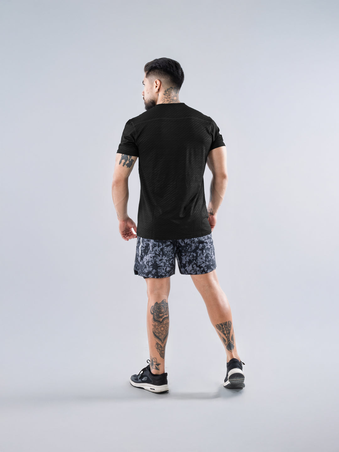 Camiseta Deportiva Quick Dry de Hombre para Running y Outdoor – Negro