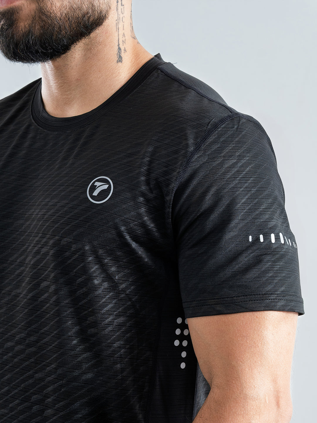 Camiseta Deportiva Quick Dry de Hombre para Running y Outdoor – Negro