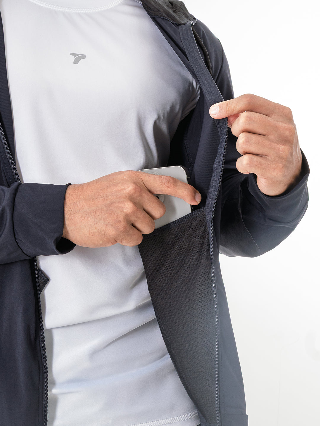 Chaqueta Deportiva para running de Hombre Velox - Azul Turquí