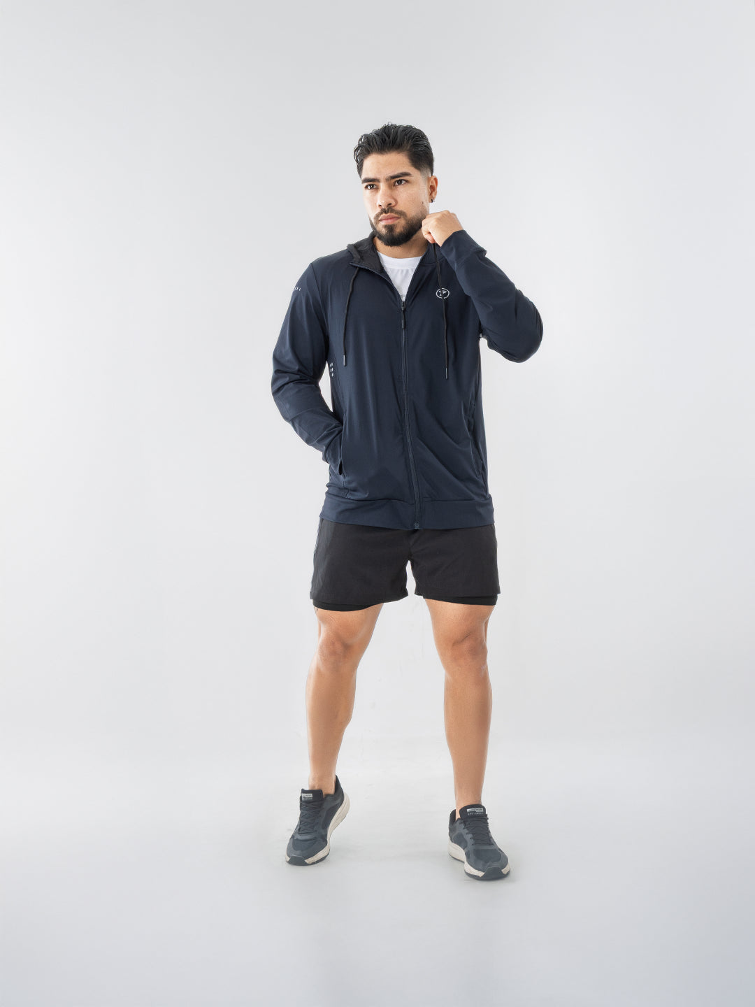 Chaqueta Deportiva para running de Hombre Velox - Azul Turquí