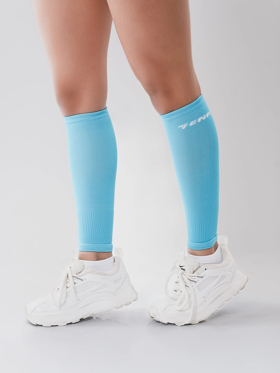 Pantorrillera de Compresión para running - Azul Celeste