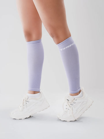 Pantorrillera de Compresión para running - Lila Oscuro