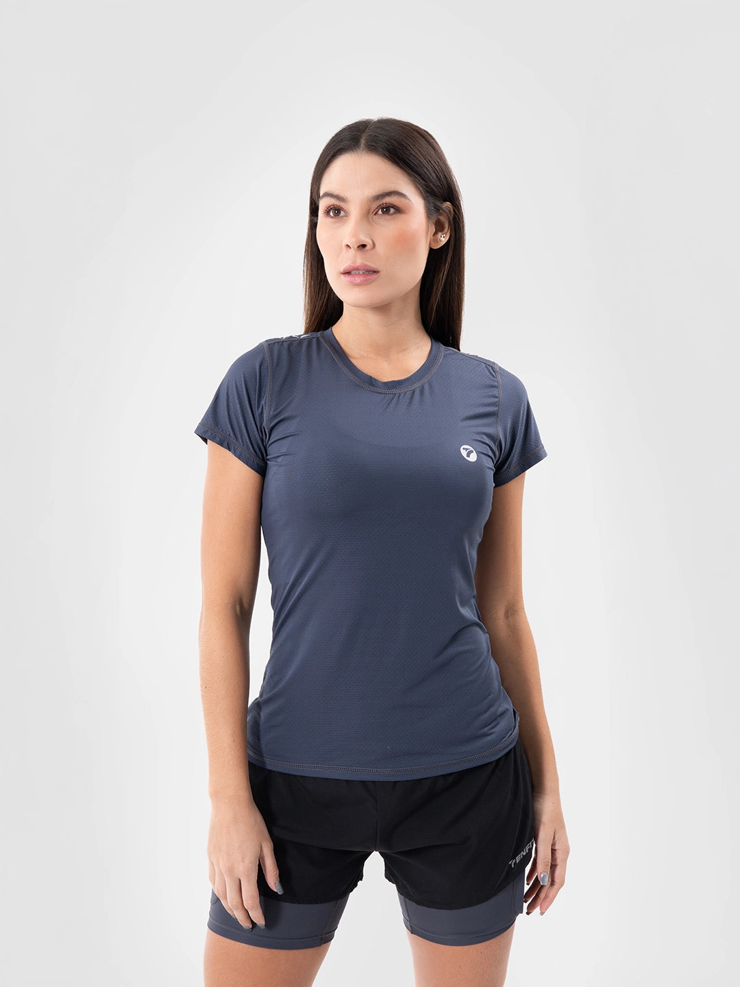Camiseta Deportiva de Mujer Quick Dry - Azul Indigo