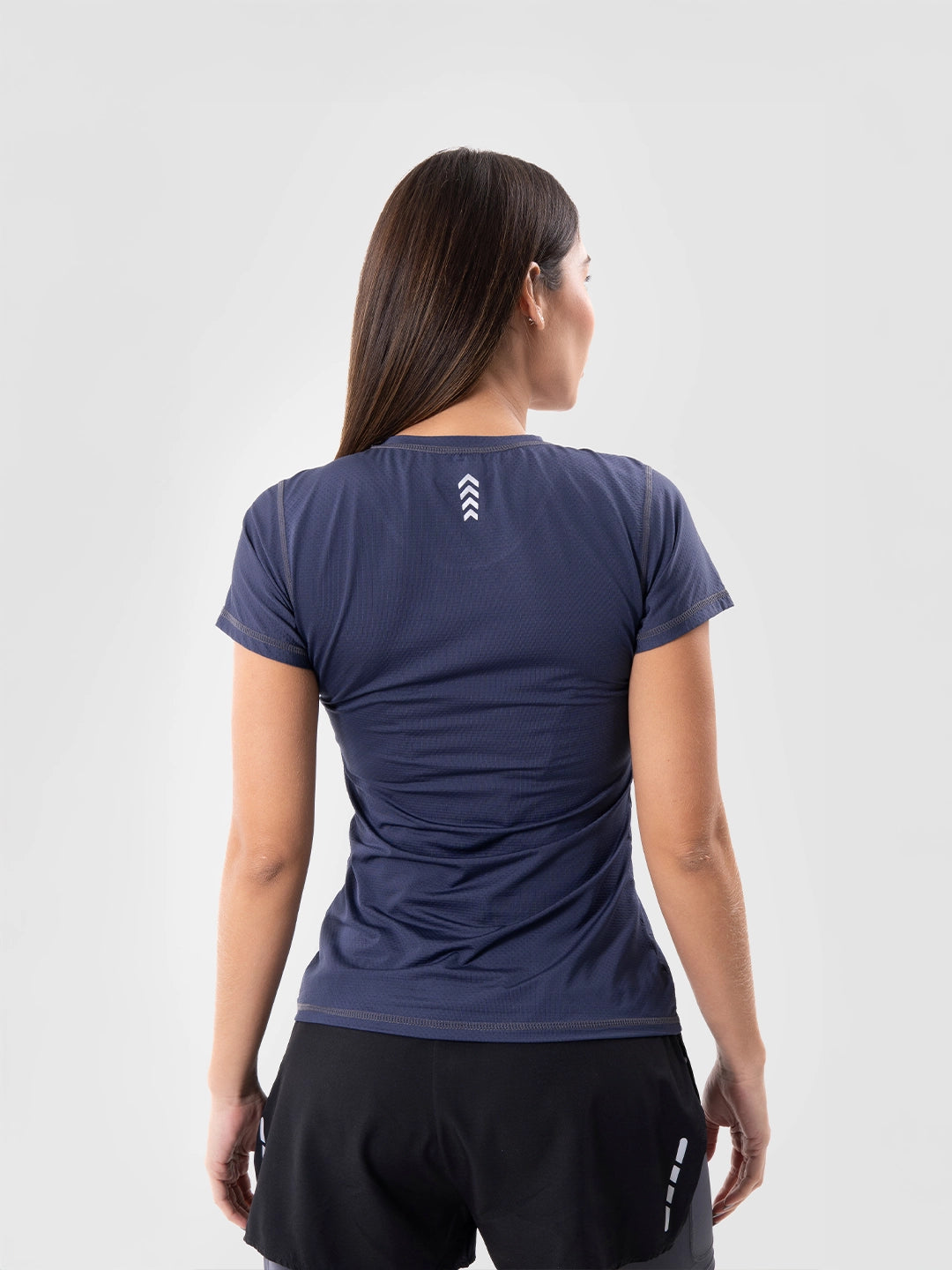Camiseta Deportiva de Mujer Quick Dry - Azul Turquí