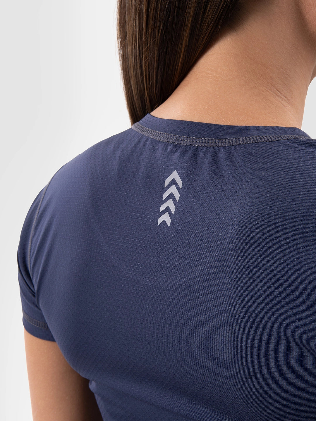 Camiseta Deportiva de Mujer Quick Dry - Azul Turquí