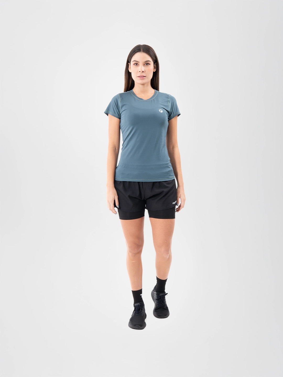 Camiseta Deportiva de Mujer Quick Dry - Verde Esmeralda