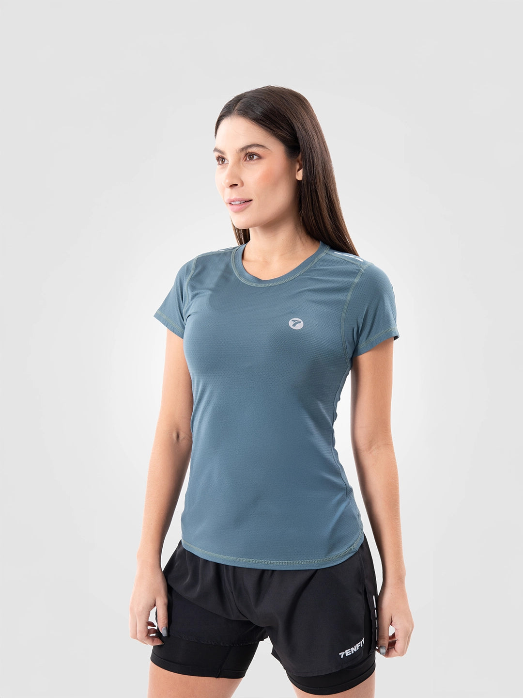 Camiseta Deportiva de Mujer Quick Dry - Verde Esmeralda