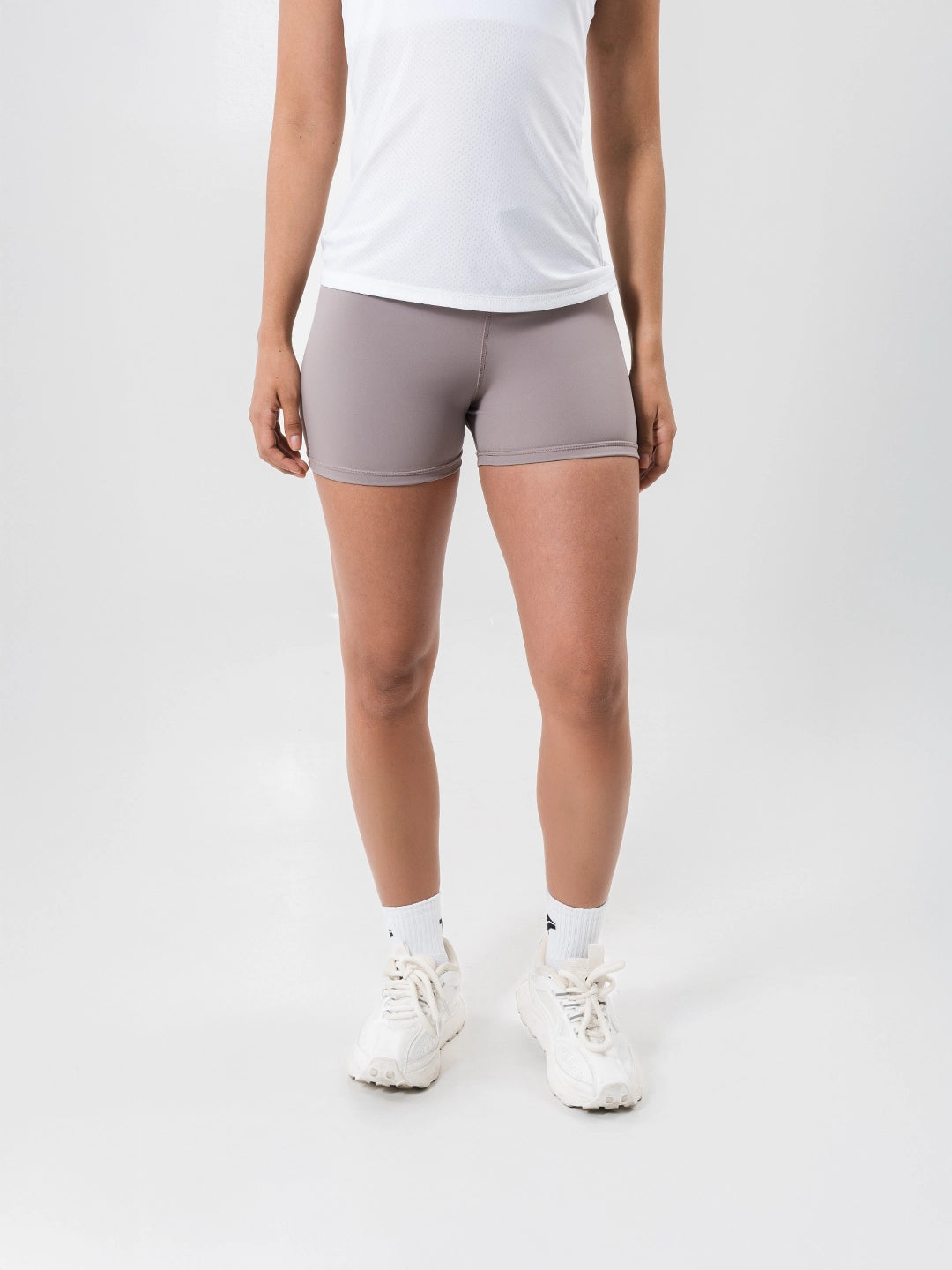 Short Deportivo de Mujer Extra Corto Comfort - Gris Plomo