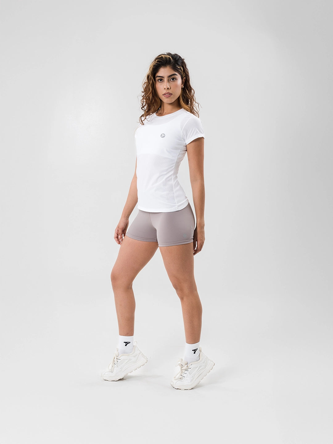 Short Deportivo de Mujer Extra Corto Comfort - Gris Plomo