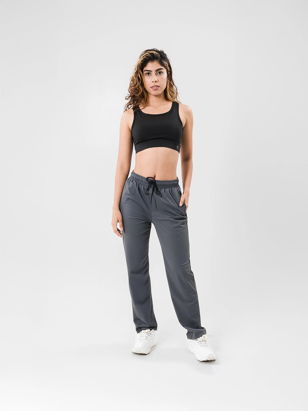 Sudadera Deportiva de Mujer Core - Gris Oscuro