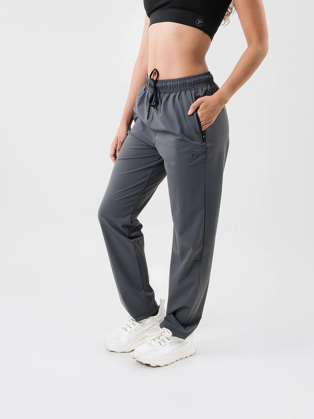 Sudadera Deportiva de Mujer Core - Gris Oscuro