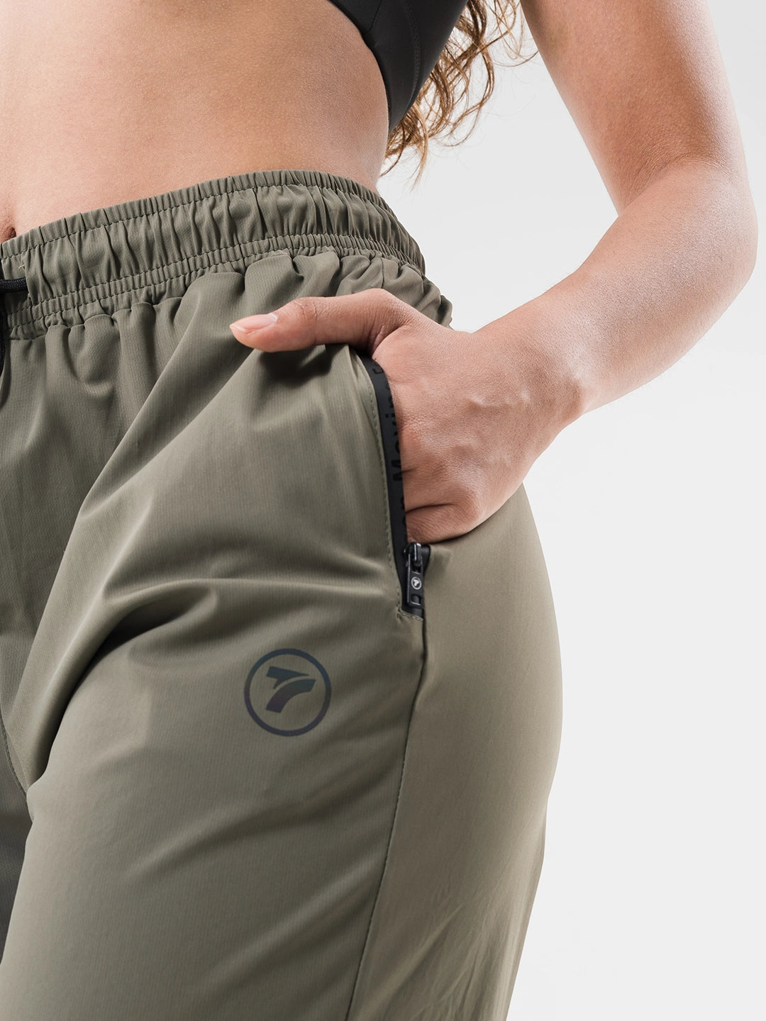 Sudadera Deportiva de Mujer Core - Verde Militar