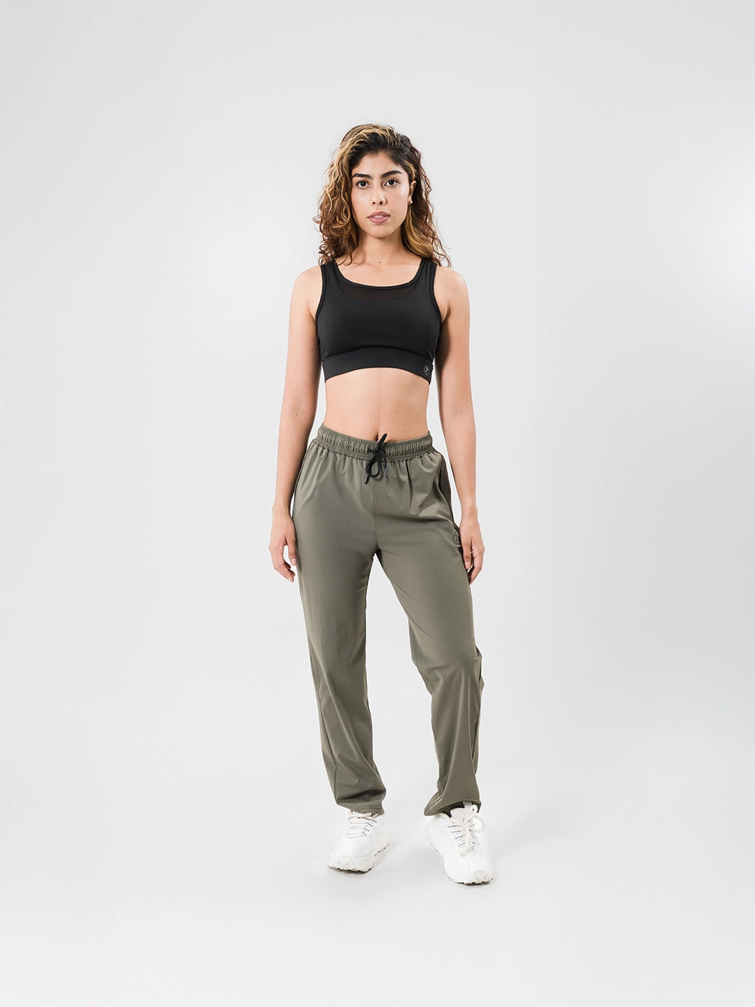 Sudadera Deportiva de Mujer Core - Verde Militar