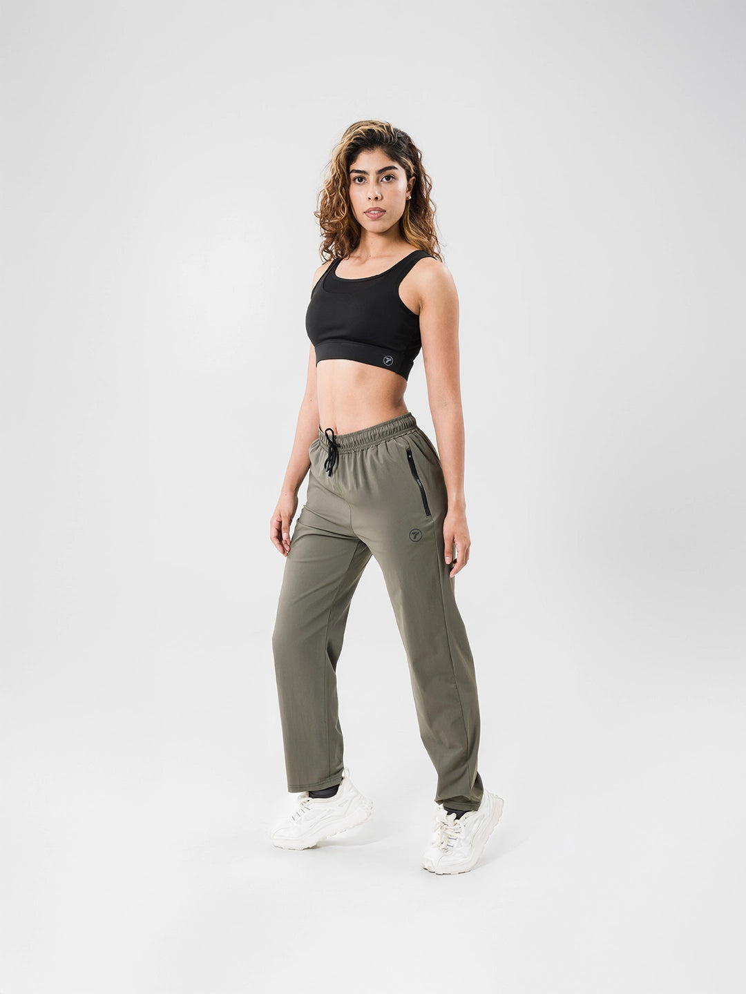 Sudadera Deportiva de Mujer Core - Verde Militar